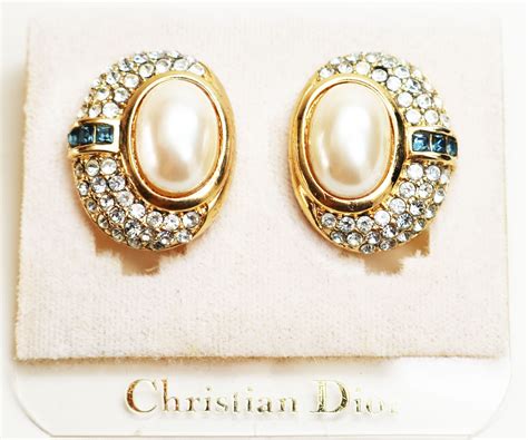 dior earring|authentic christian Dior earrings.